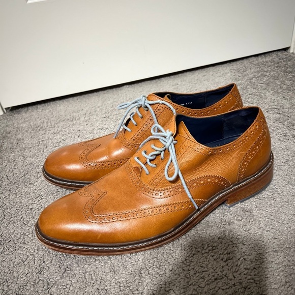 Men's Cole Haan Colton Winter Wingtip Oxford Dress Shoes - Picture 1 of 9